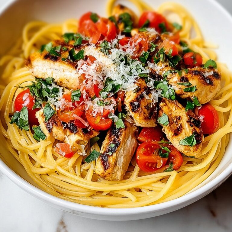 Easy Bruschetta Chicken Pasta Recipe