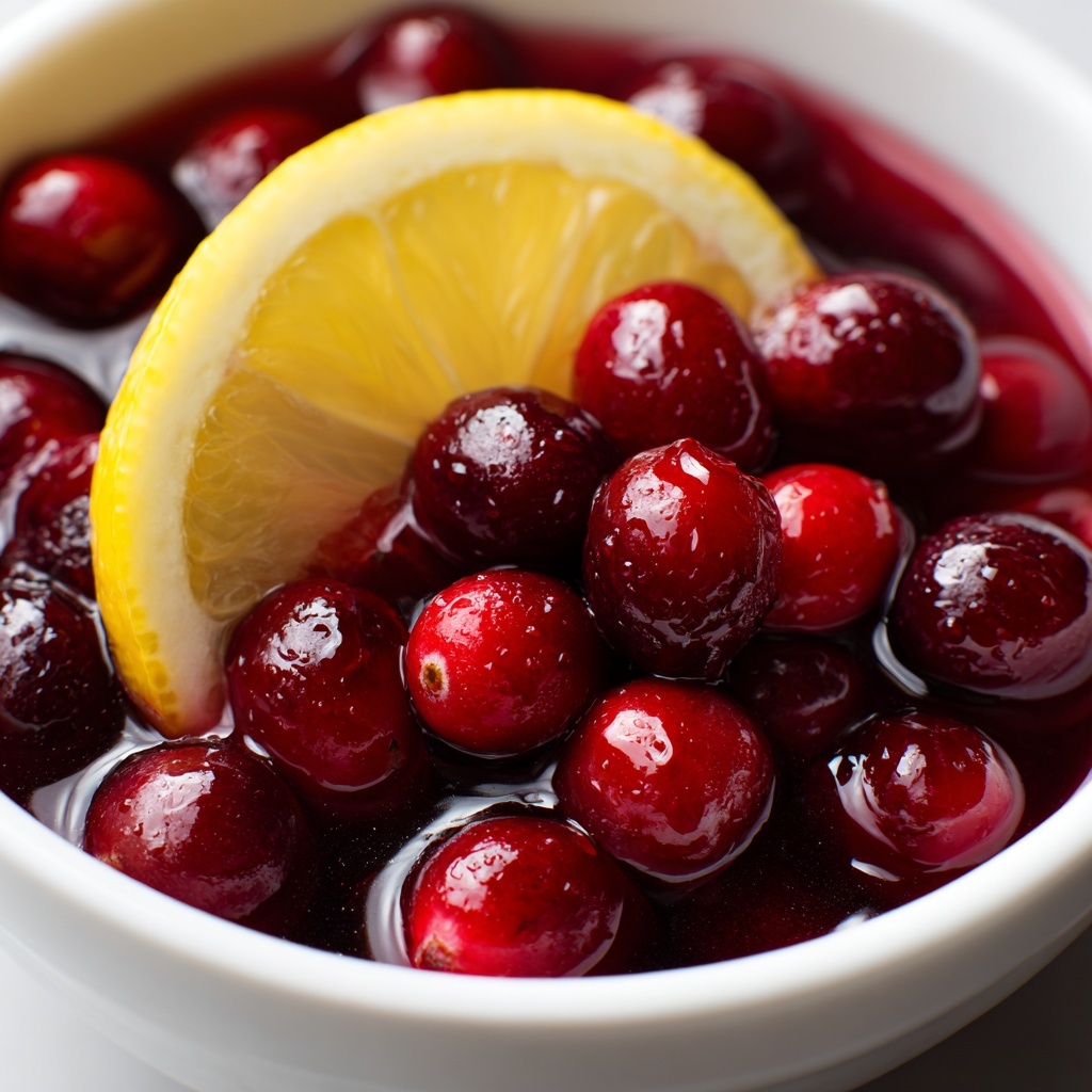 Lemon Kissed Cranberries Recipe - Recipe Image