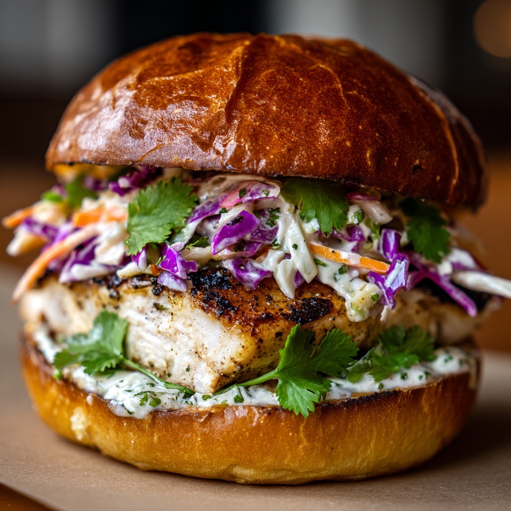 Greek Chicken Burgers Recipe - Recipe Image