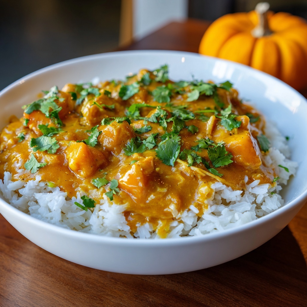 Chicken and Pumpkin Thai Curry Recipe - Recipe Image