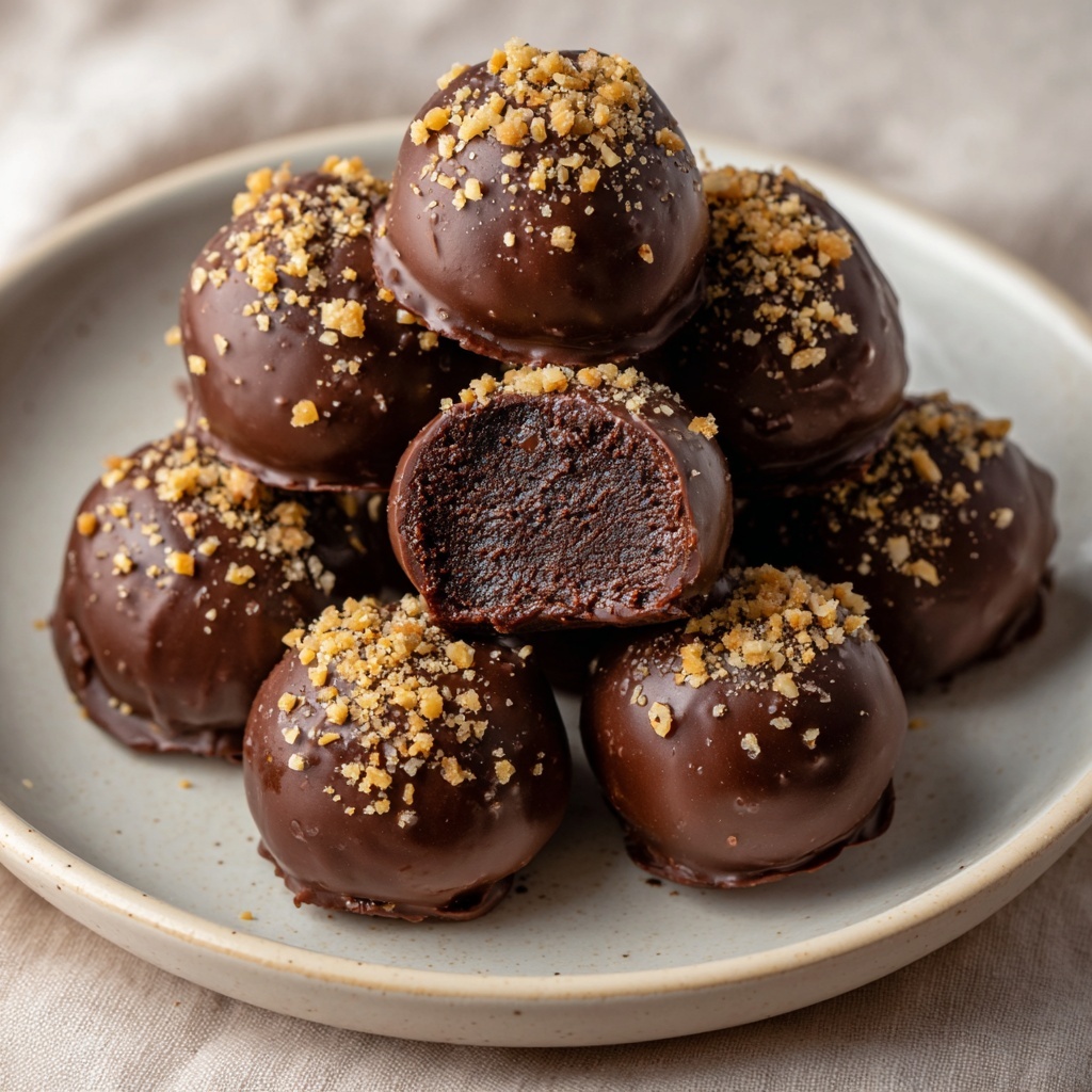 No-Bake Brownie Bites Recipe - Recipe Image