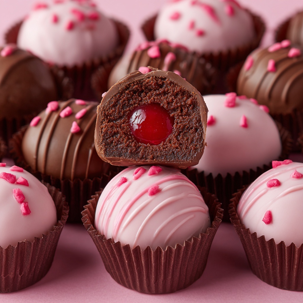 Cherry Mash Truffles Recipe - Recipe Image