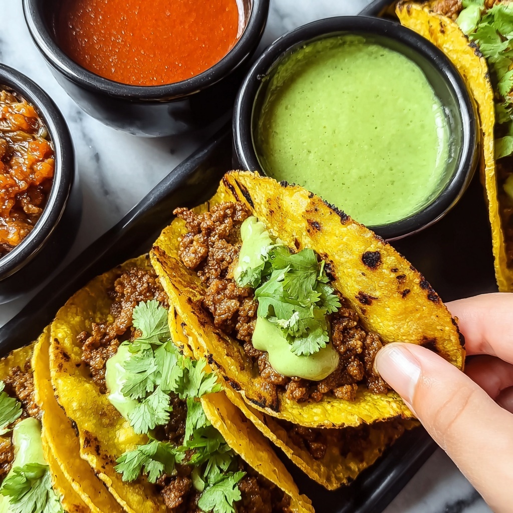 Crispy Ground Beef Tacos Recipe - Recipe Image