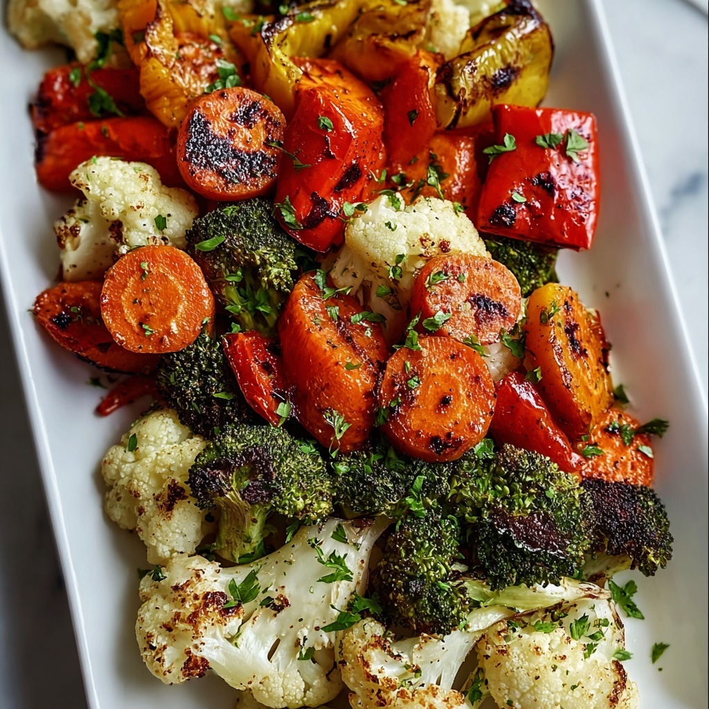 Garlic Roasted Vegetables Recipe - Recipe Image