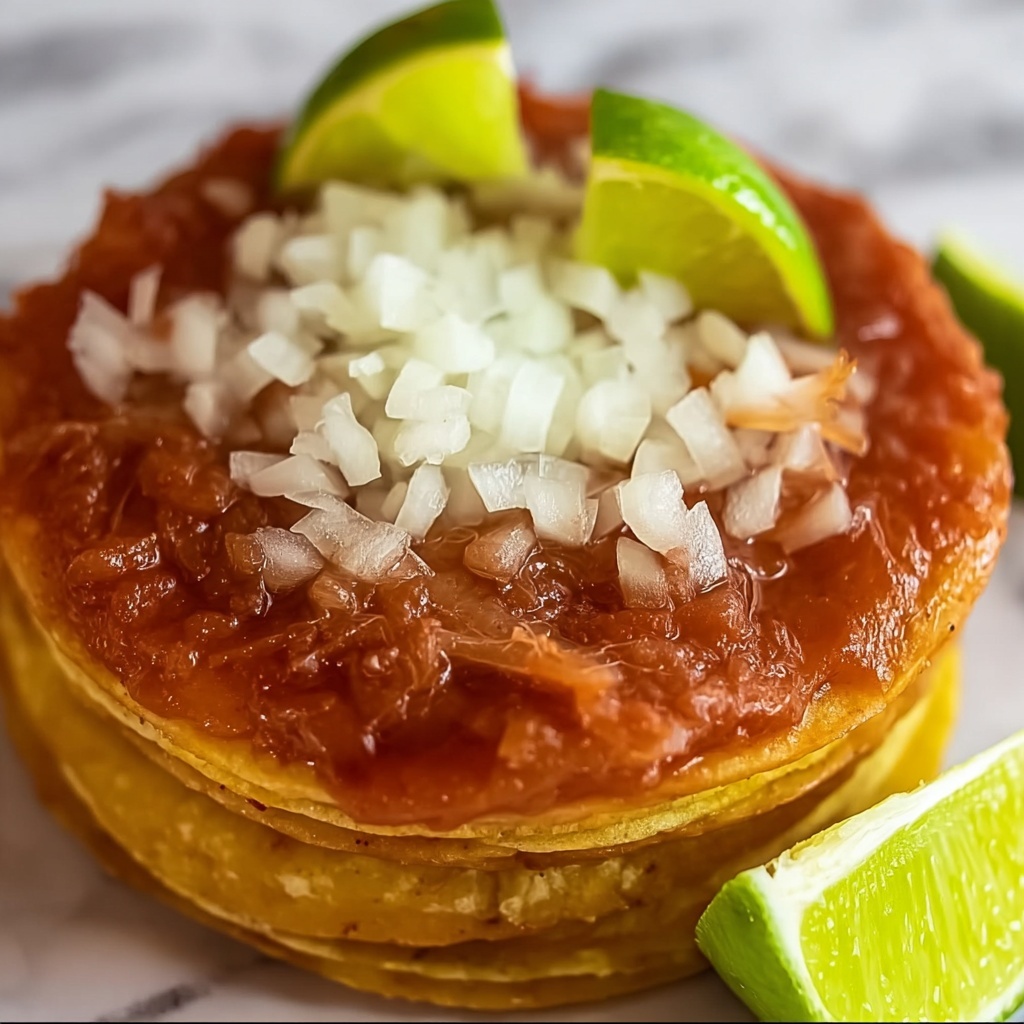 Belizean Garnaches with Zesty Toppings Recipe - Recipe Image