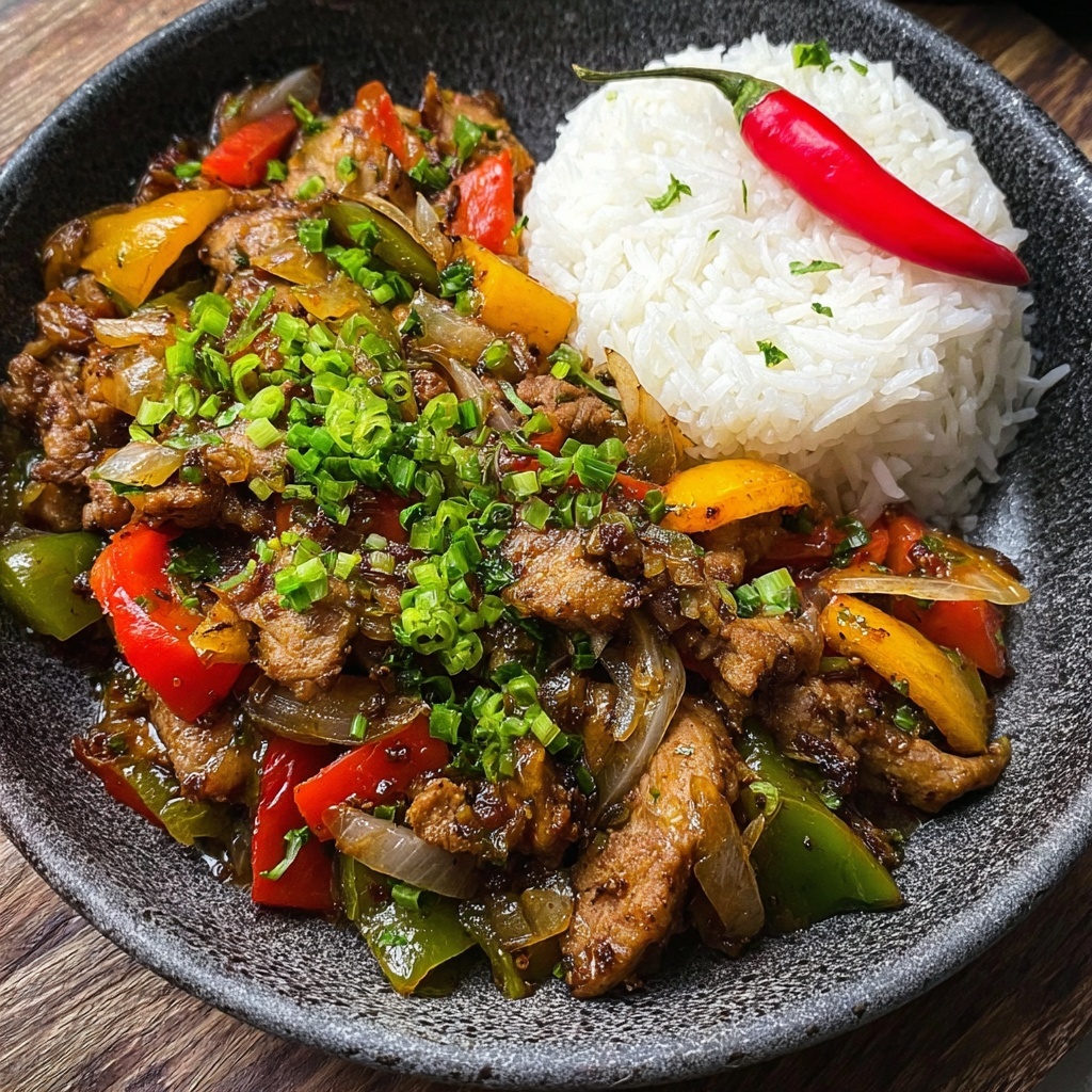 Stir-Fried Chinese Garlic Chicken Recipe - Recipe Image