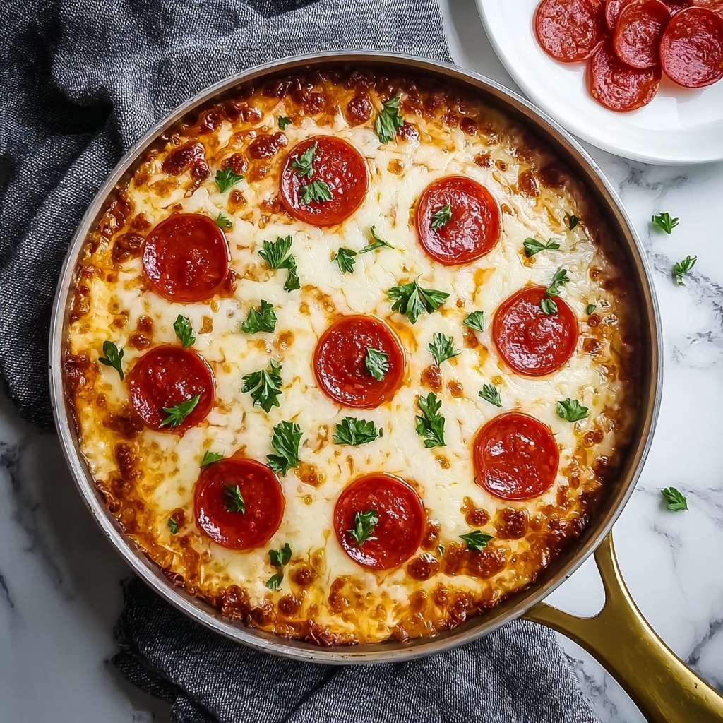Crustless Pizza with Ground Turkey, Vegetables, and Melty Cheese Recipe - Recipe Image