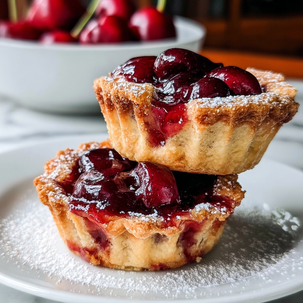 Mini Cherry Pies Recipe - Recipe Image