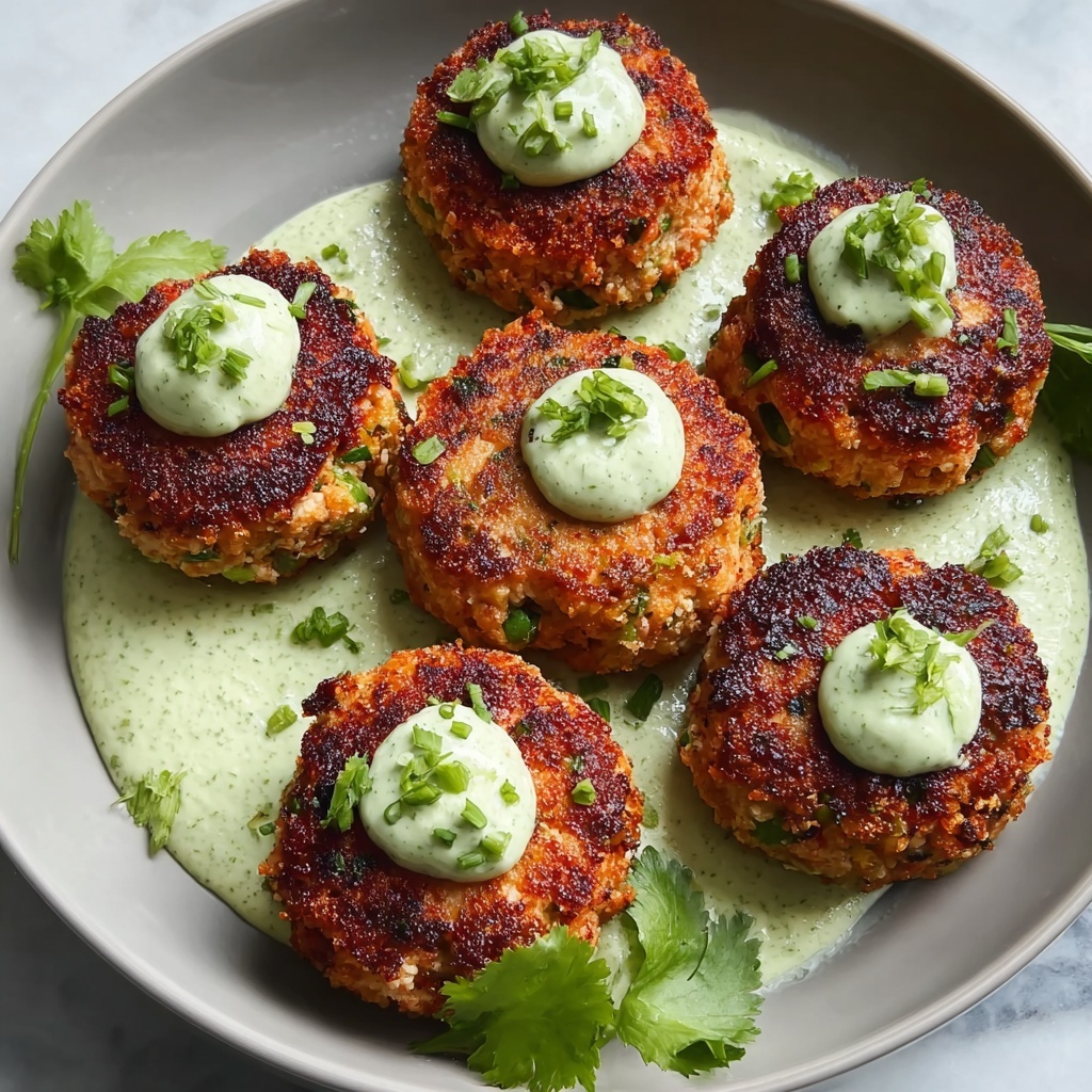 Salmon Balls with Creamy Avocado Sauce Recipe - Recipe Image