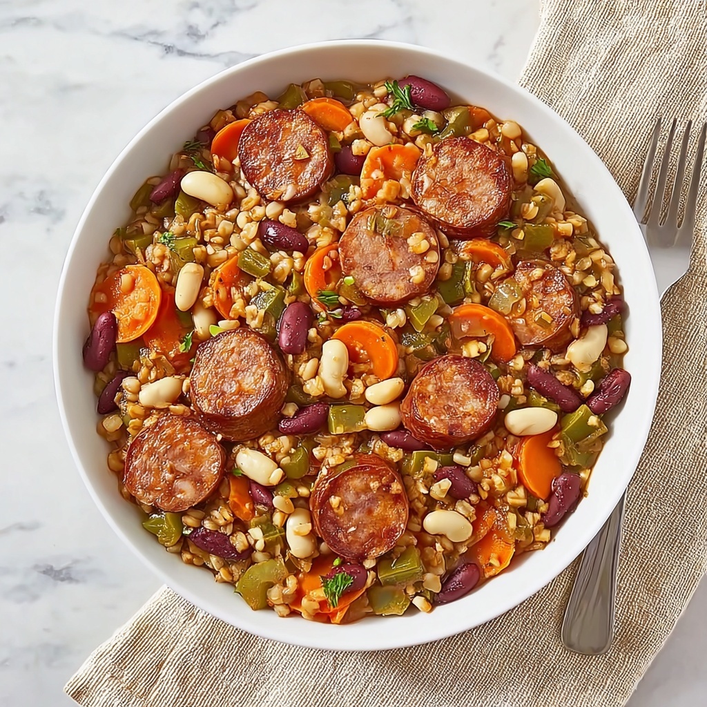 Hoppin John with Sausage for Prosperity and Comfort Recipe - Recipe Image