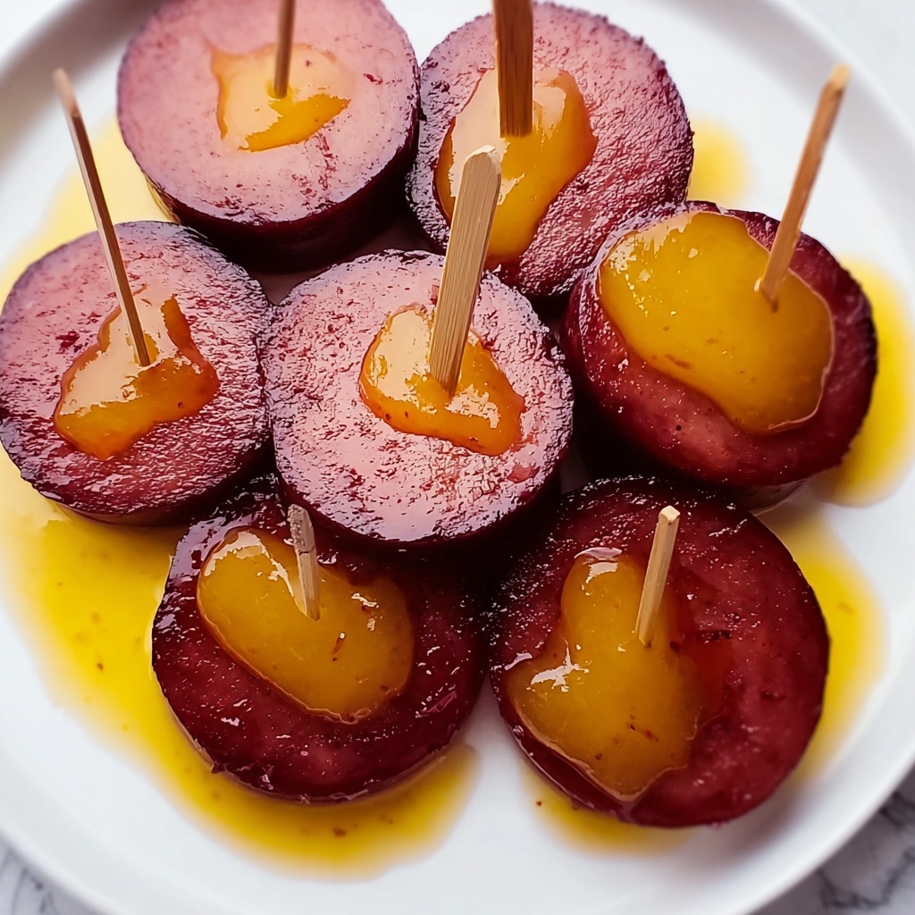 Savory Kielbasa Bites with Sweet Pineapple Skewers Recipe - Recipe Image