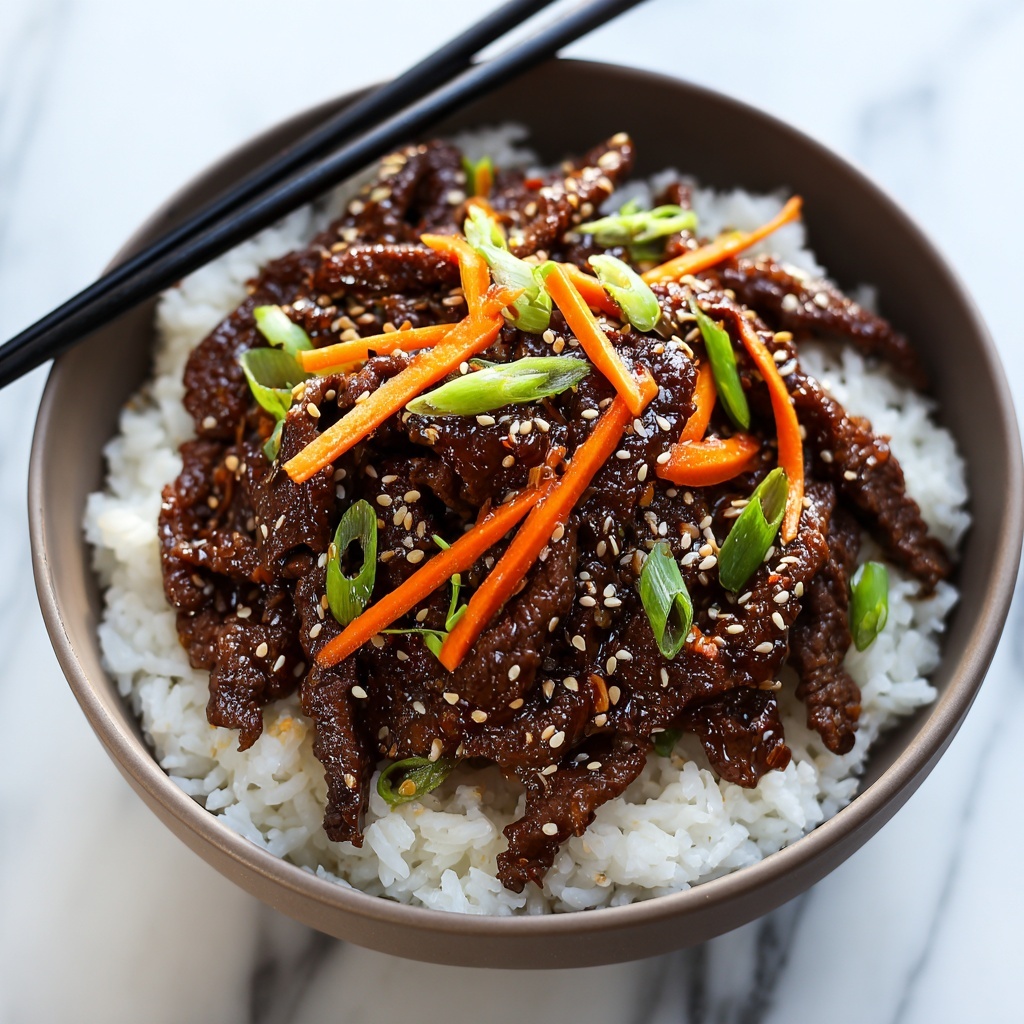 Korean Beef Bowl Recipe - Recipe Image