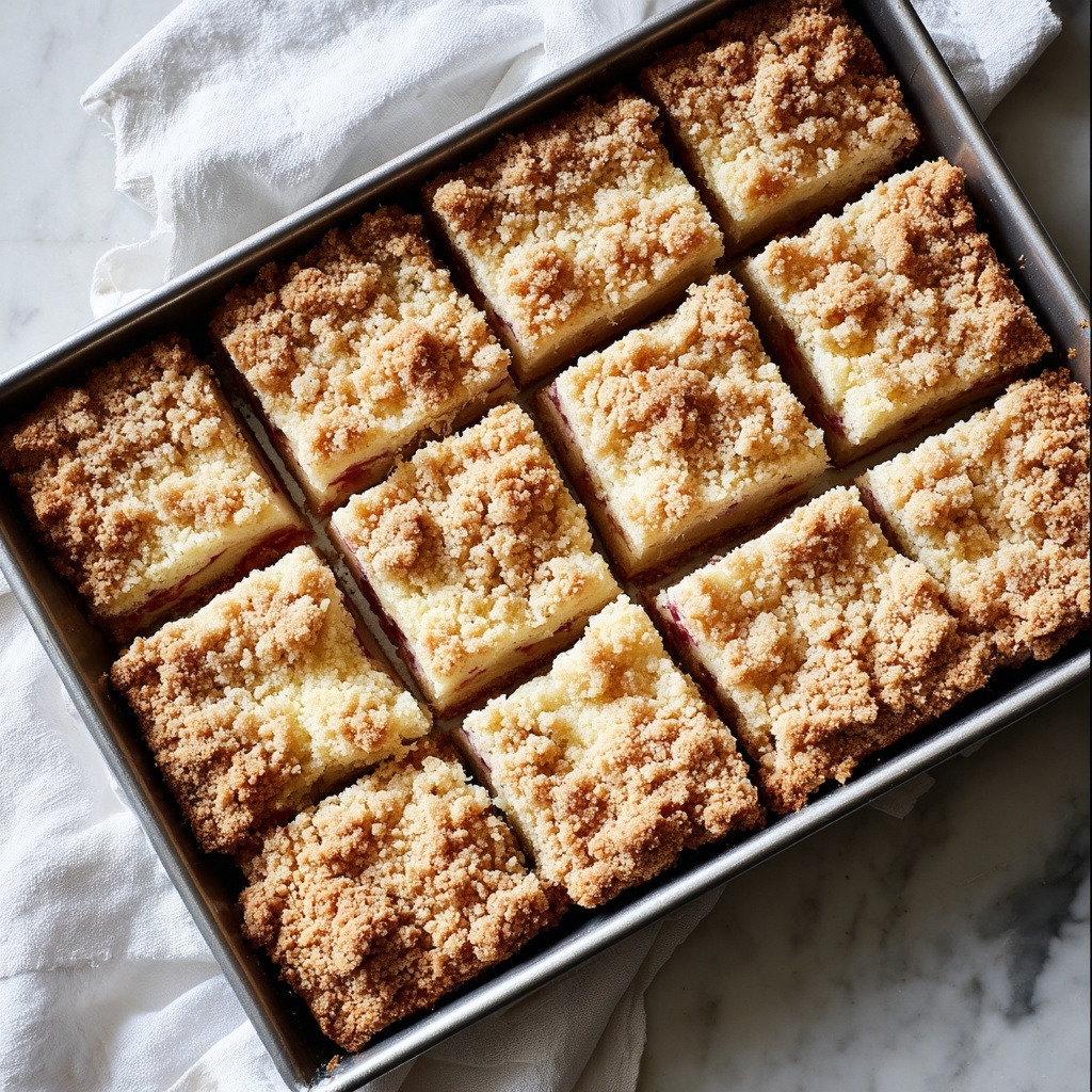 Coconut Rhubarb Cake Recipe - Recipe Image