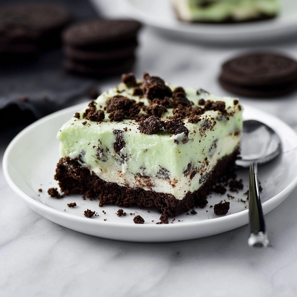 Pistachio Oreo Ice Cream Dessert Recipe - Recipe Image
