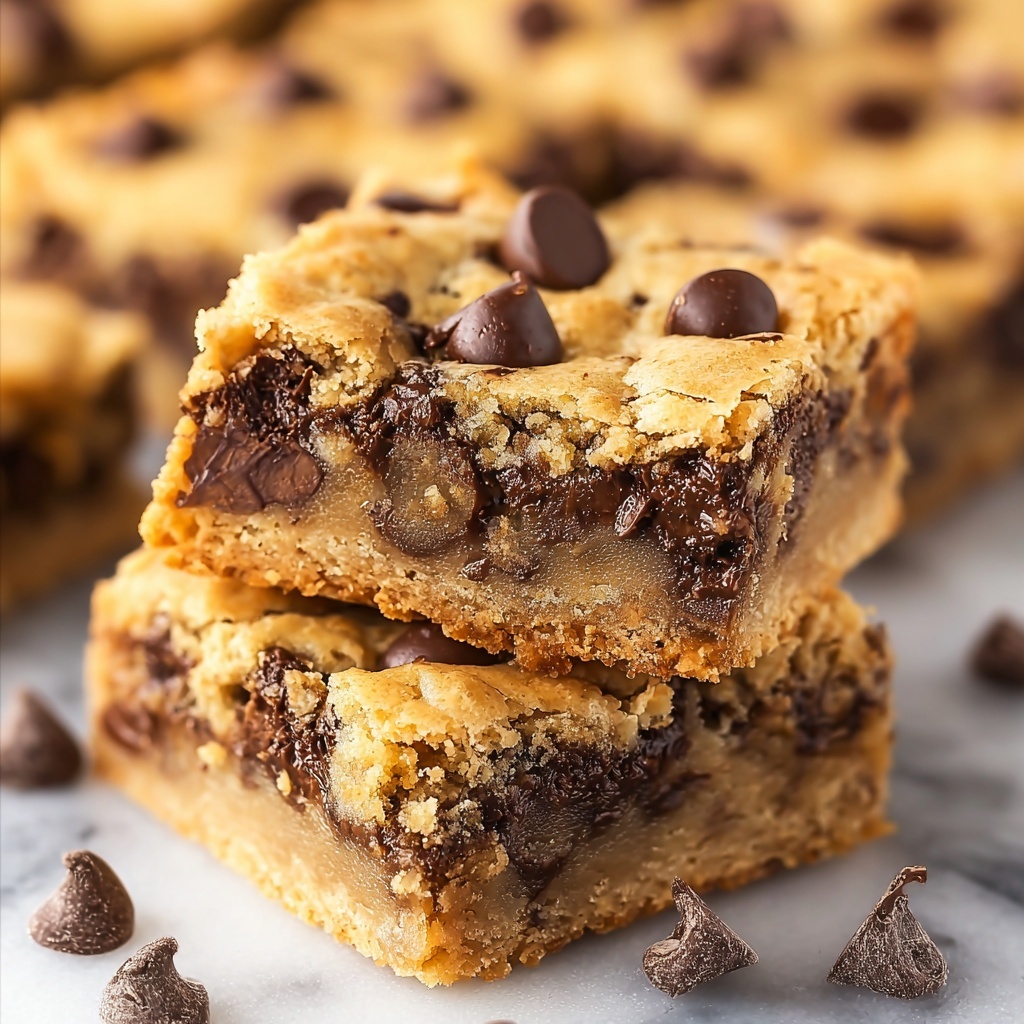 Lazy Chocolate Chip Cookie Bars Recipe - Recipe Image
