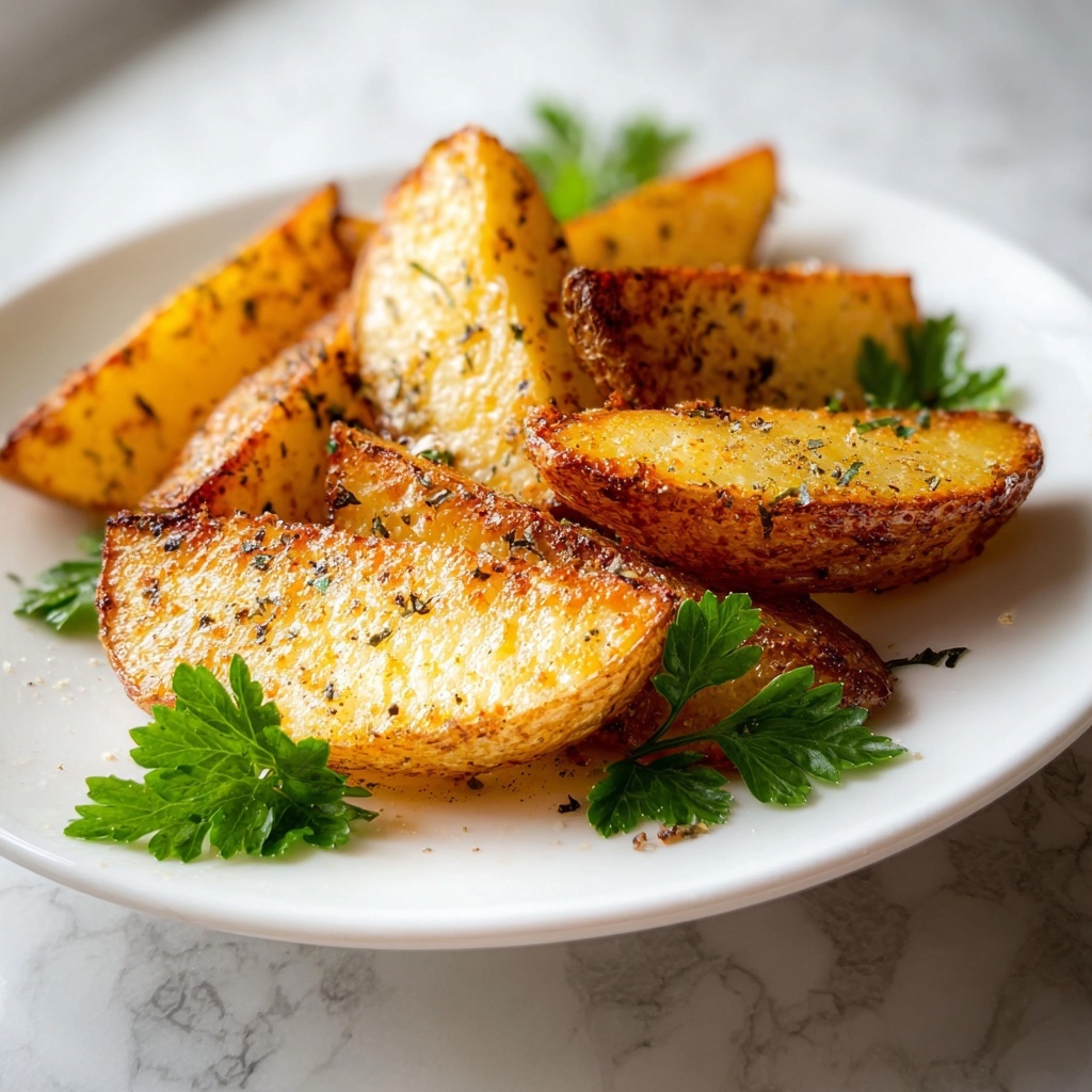 Authentic Greek Potatoes Recipe: Crispy Lemon Perfection Recipe - Recipe Image