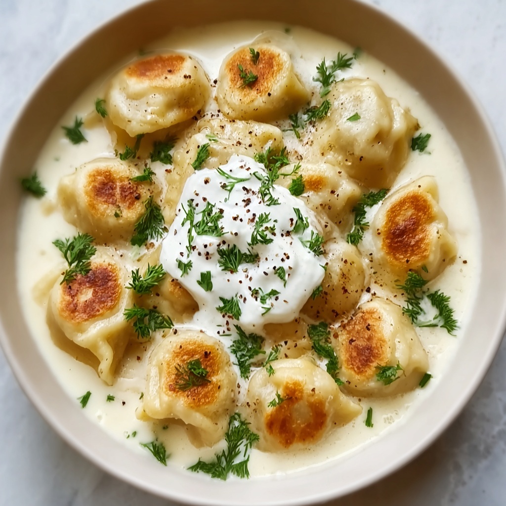 Turkish Tiny Dumplings in Yogurt Sauce Recipe - Recipe Image