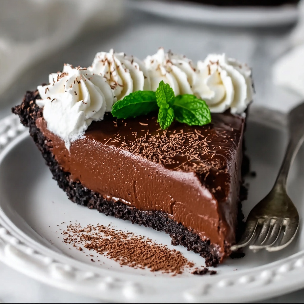 Keto Chocolate Silk Pie Recipe - Recipe Image
