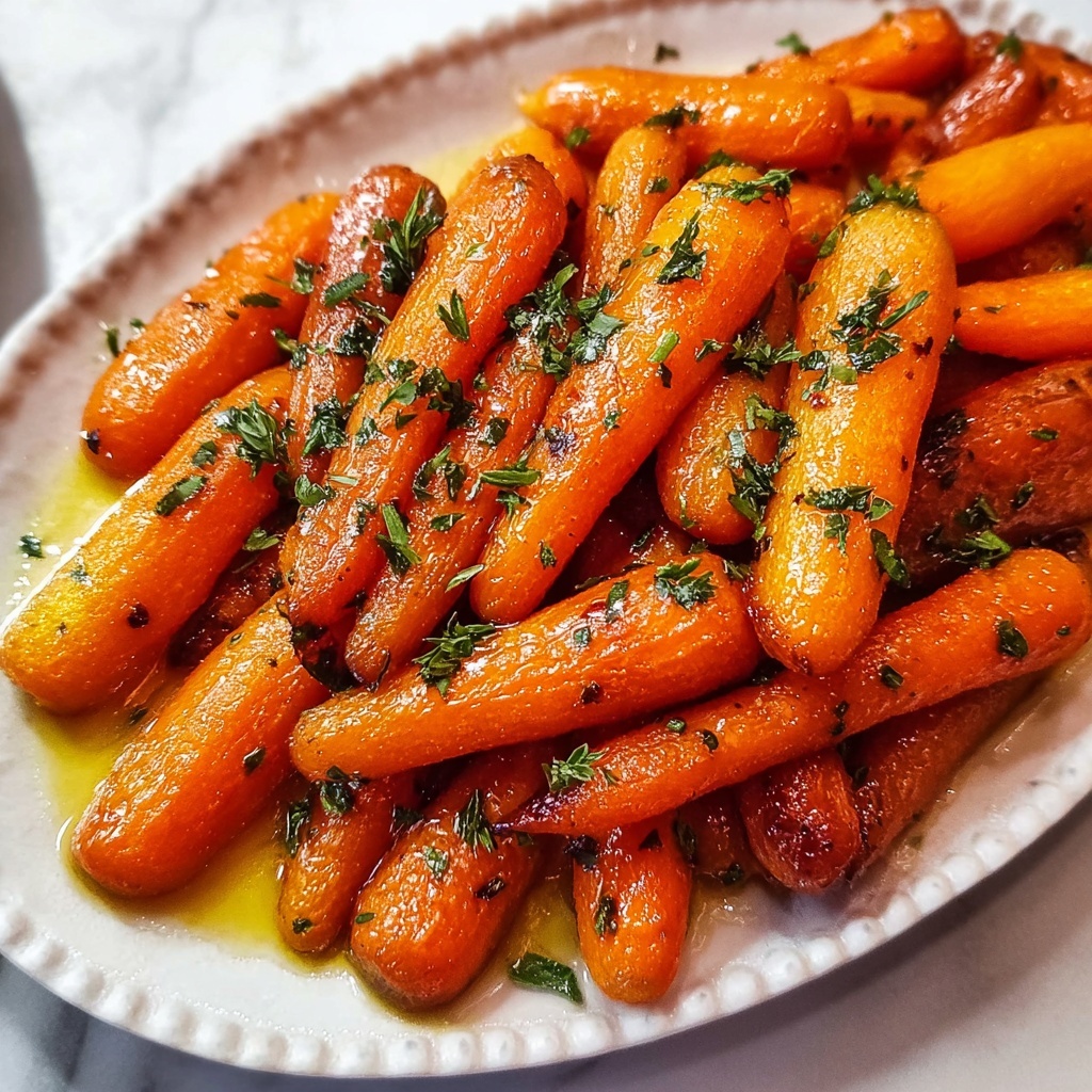 Honey Garlic Roasted Carrots Recipe - Recipe Image