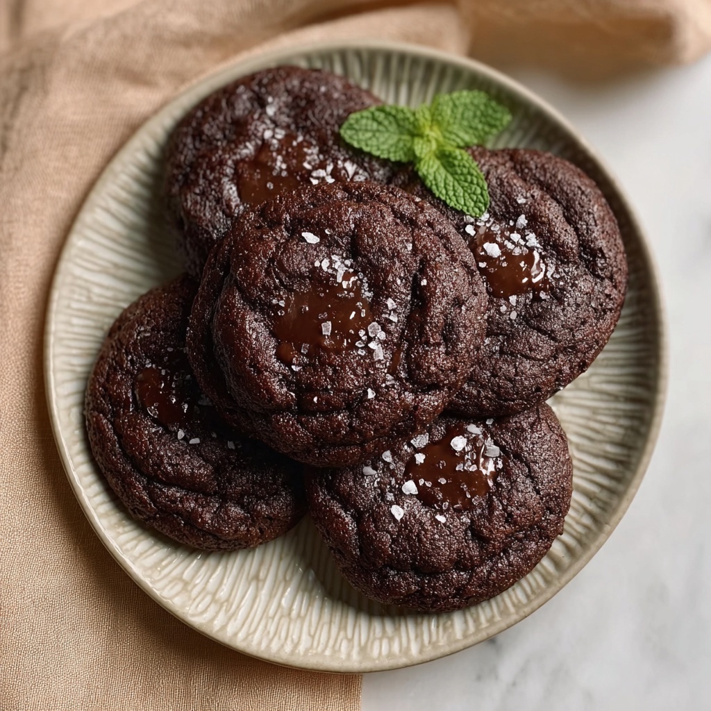 Tiny Salty Chocolaty Cookies Recipe - Recipe Image