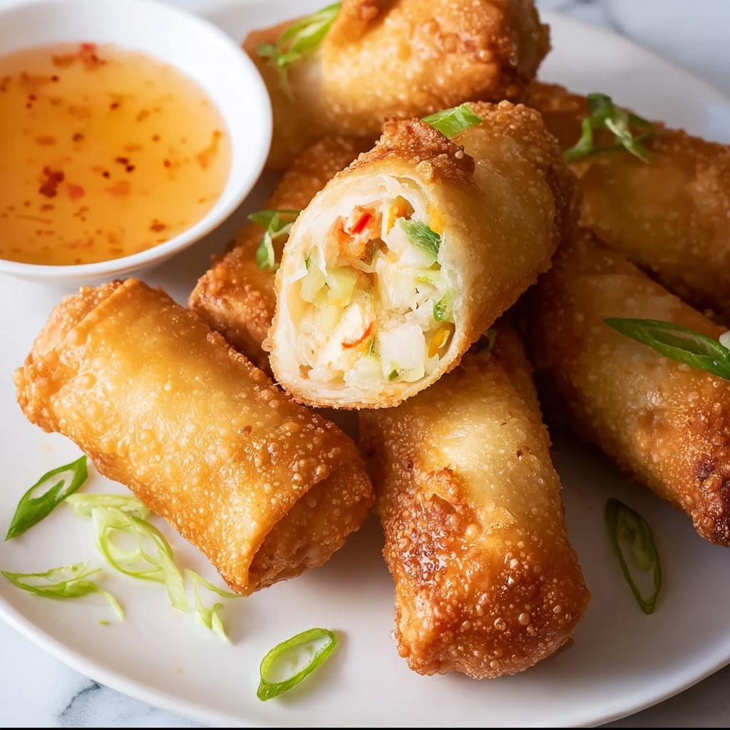 Crispy Crab Cake Egg Rolls That Wow at Every Party Recipe - Recipe Image