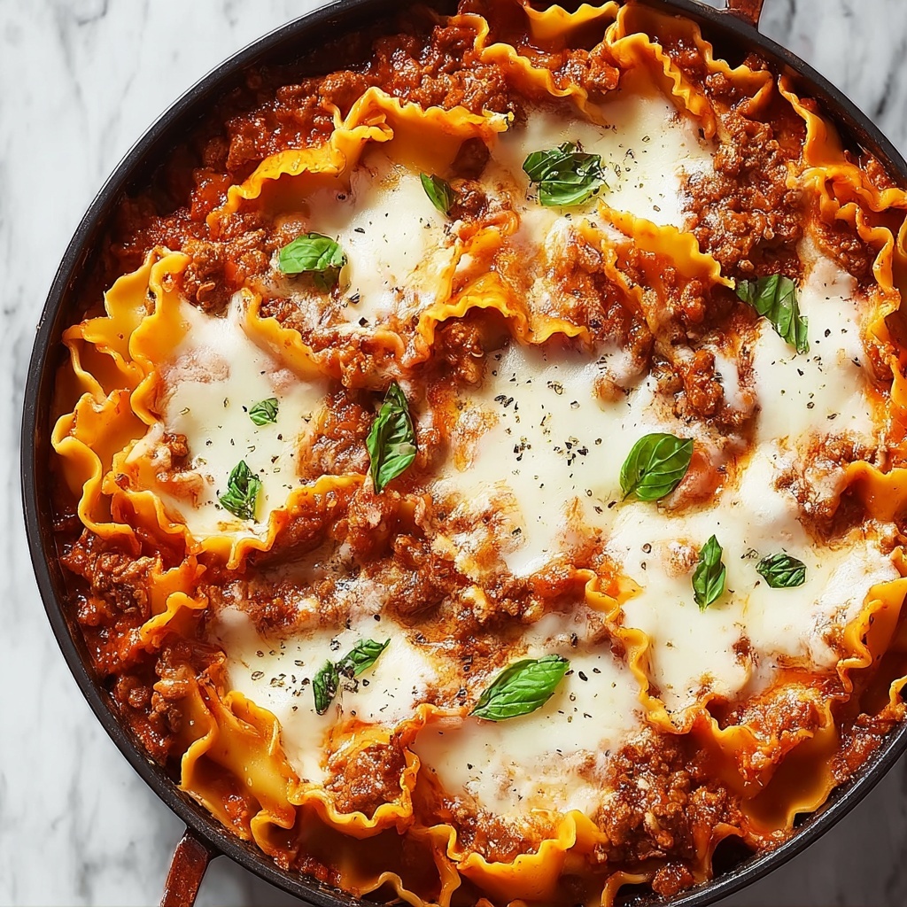 Easy One-Pan Skillet Lasagna Recipe - Recipe Image