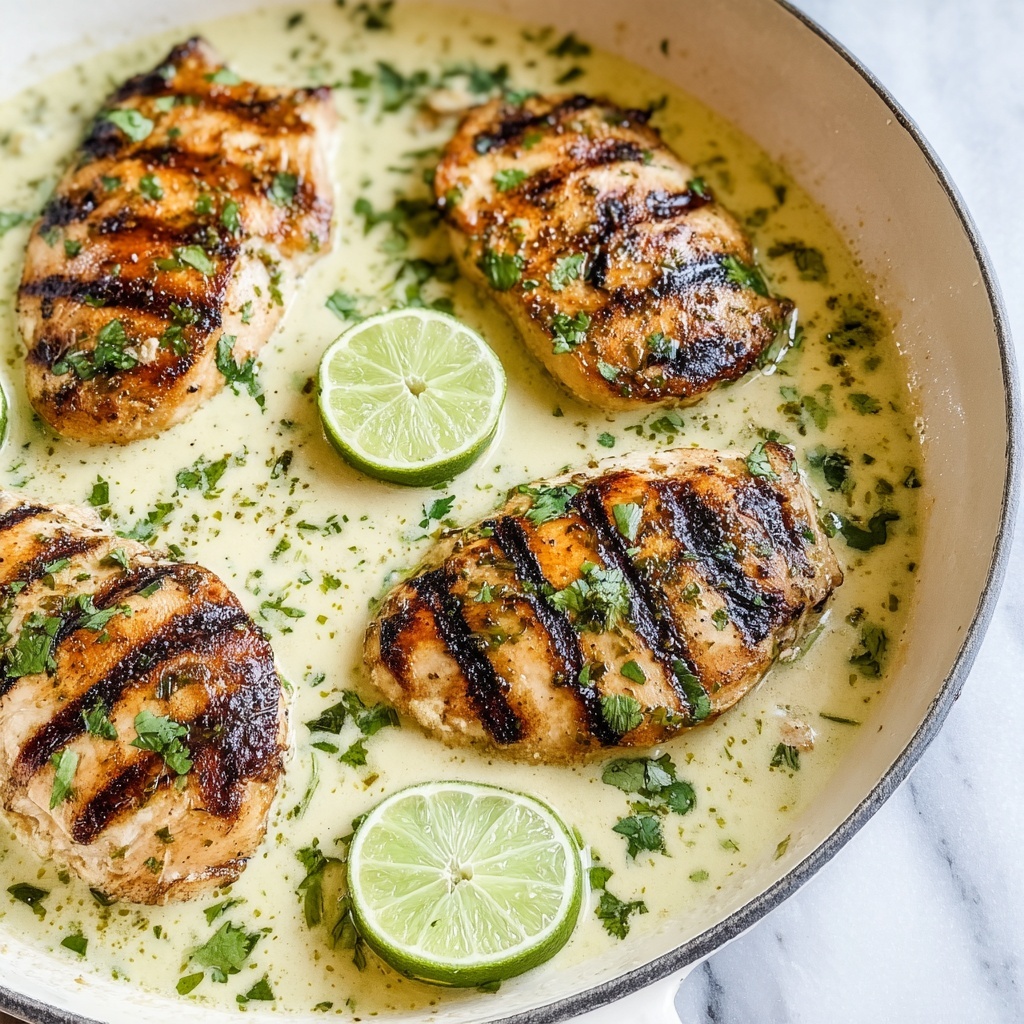 French Creamy Coconut Lime Chicken Recipe - Recipe Image