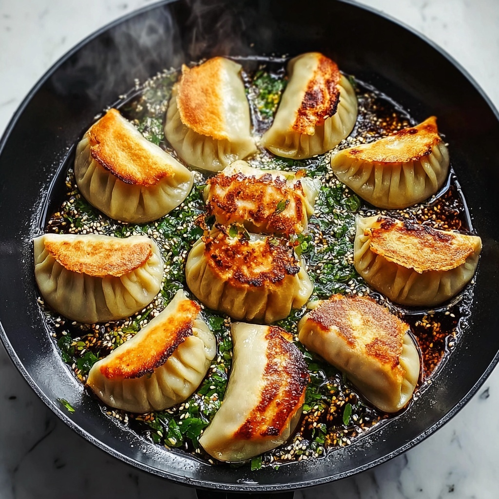 Crispy Pan-Fried Dumplings with Your Favorite Filling Recipe - Recipe Image