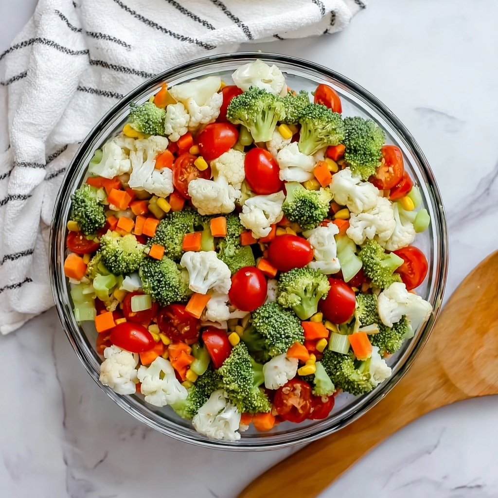 The Best Marinated Vegetable Salad Recipe - Recipe Image