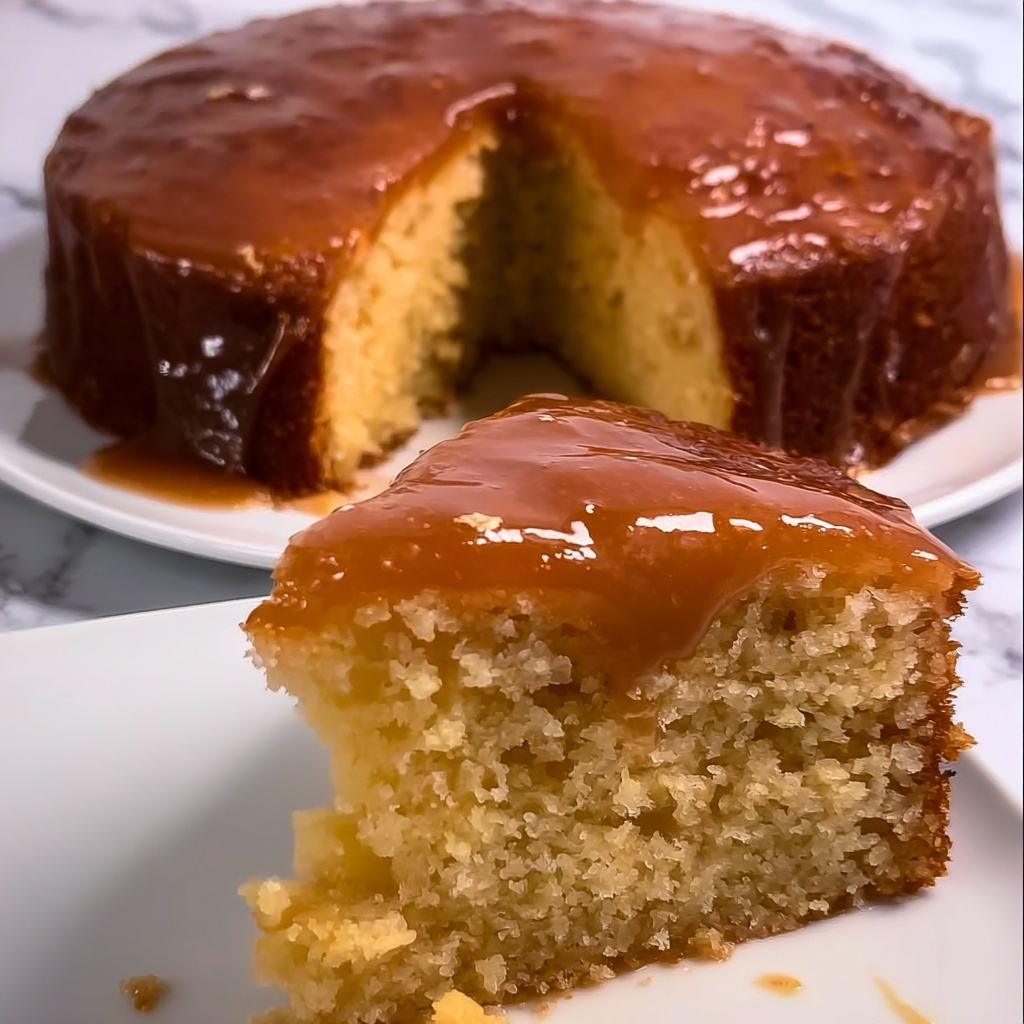 Treacle Citrus Pudding Cake Recipe - Recipe Image