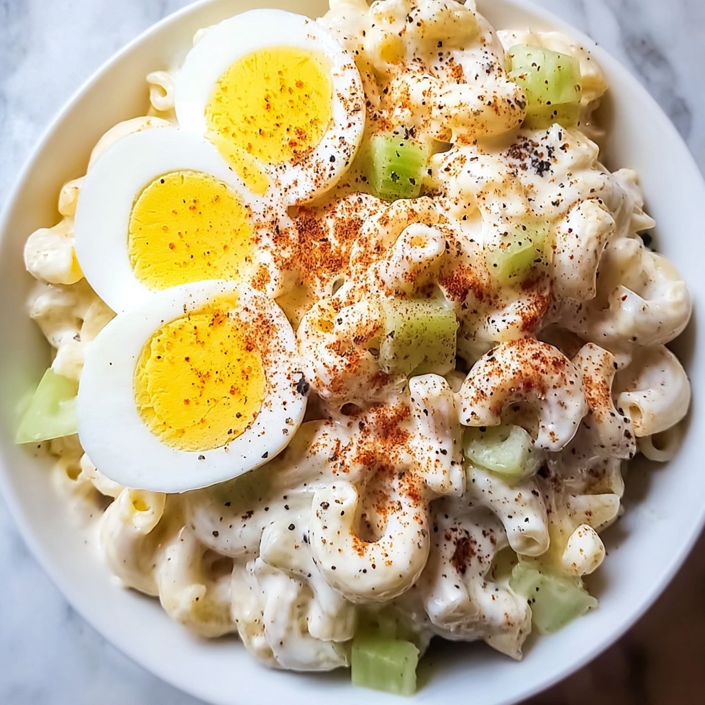 Deviled Egg Macaroni Salad Recipe - Recipe Image