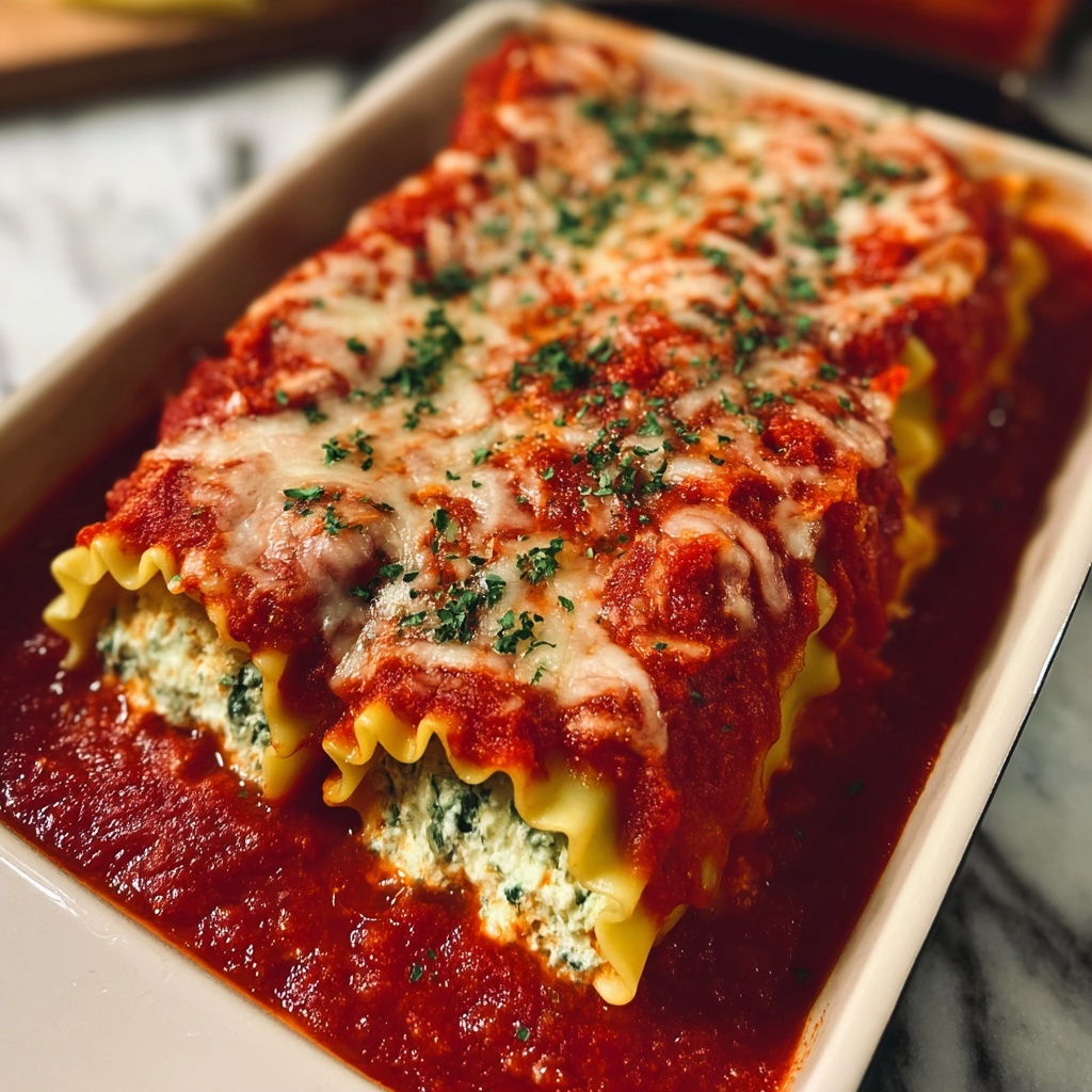 Manicotti: 7 Divine Layers of Comforting Cheesy Goodness Recipe - Recipe Image