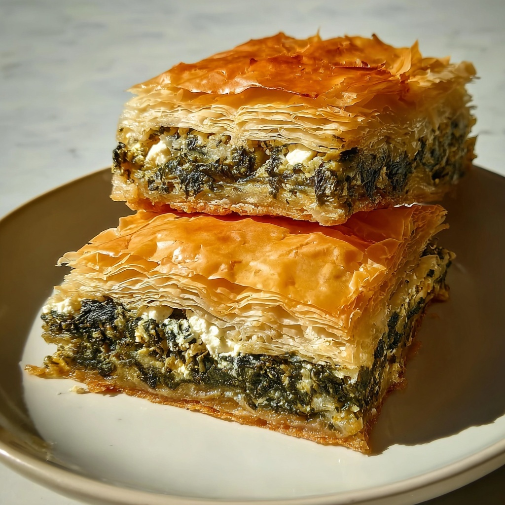 Spanakopita II: 7 Irresistible Layers of Flavorful Bliss Recipe - Recipe Image