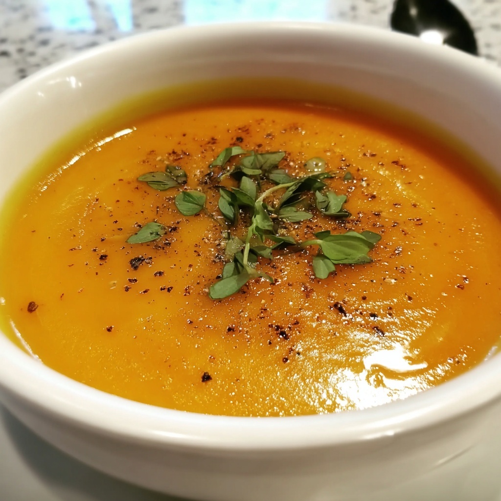 Pumpkin White Bean Soup with Sage Recipe - Recipe Image
