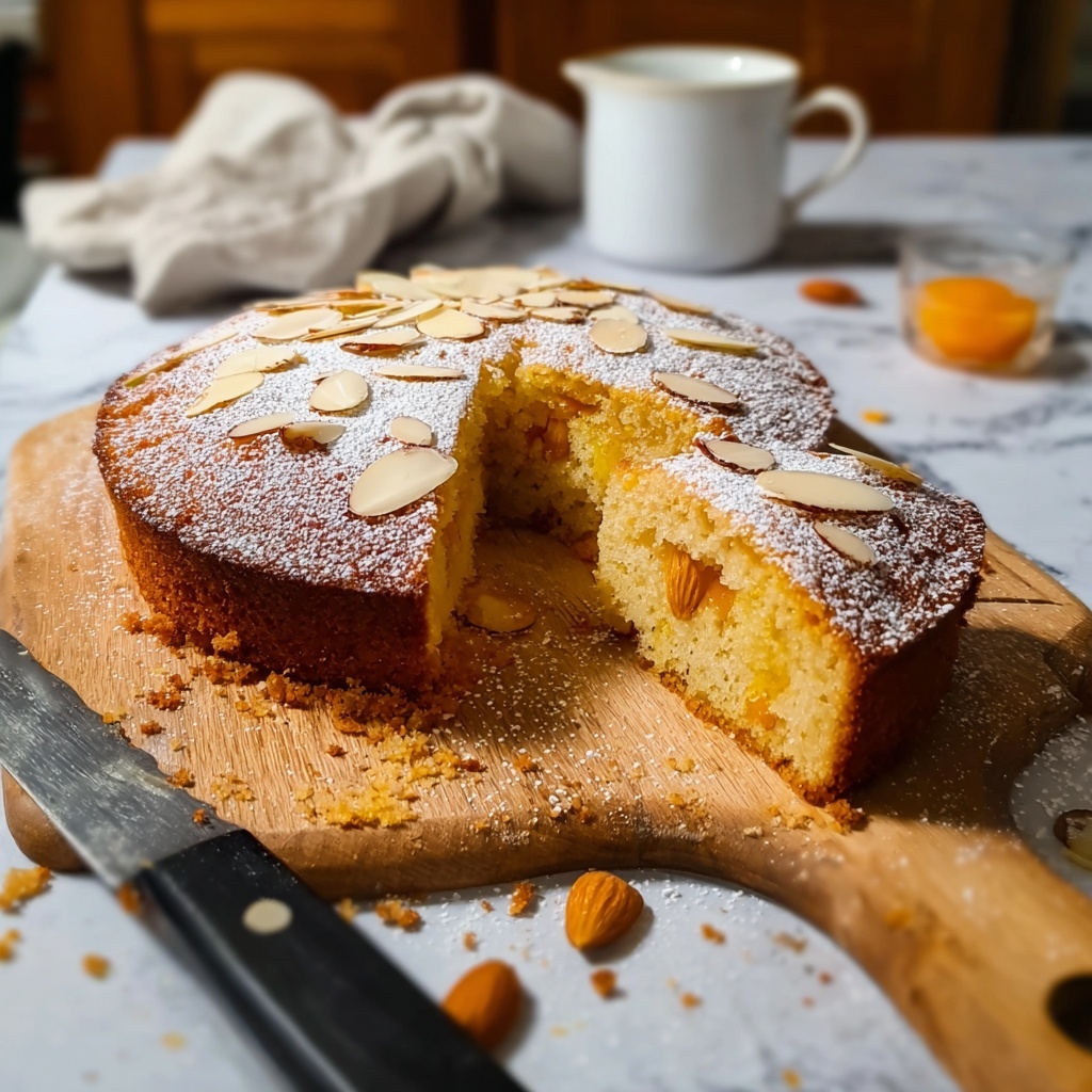 Almond Orange Date Tea Cake Recipe - Recipe Image