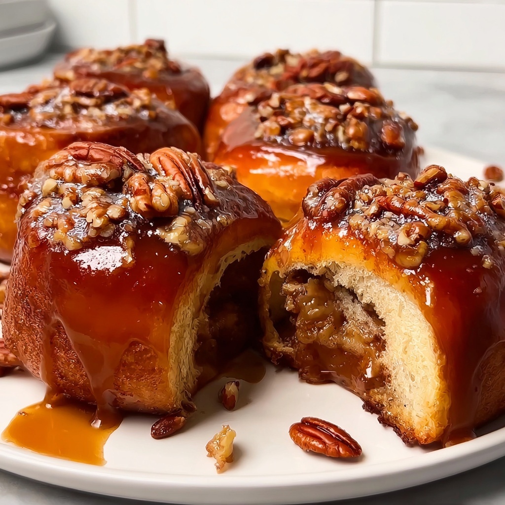 Maple Pecan Sticky Buns: 4 Steps to Heaven Recipe - Recipe Image
