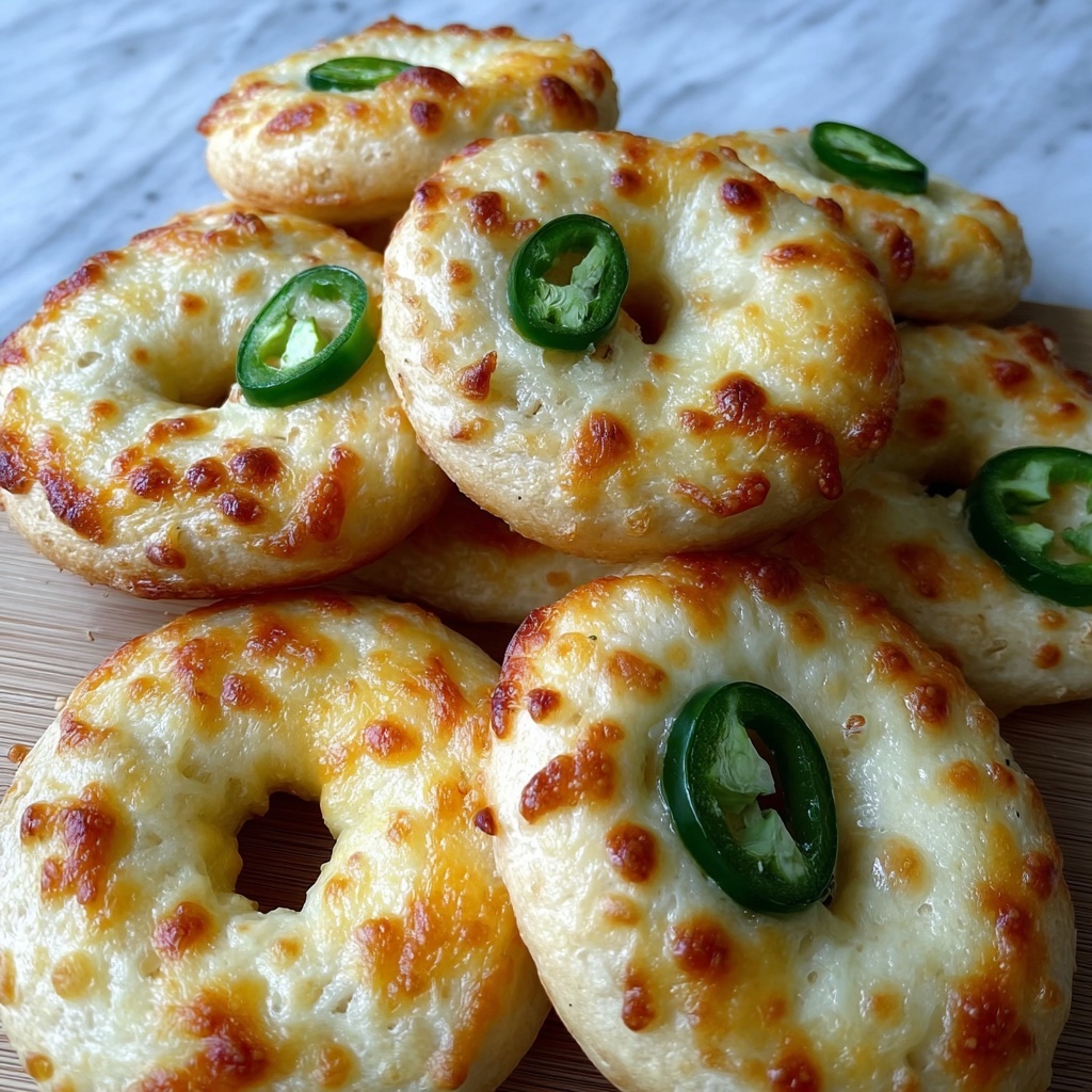 Spice Up Mornings with Jalapeno Cheddar Greek Yogurt Bagels Recipe - Recipe Image