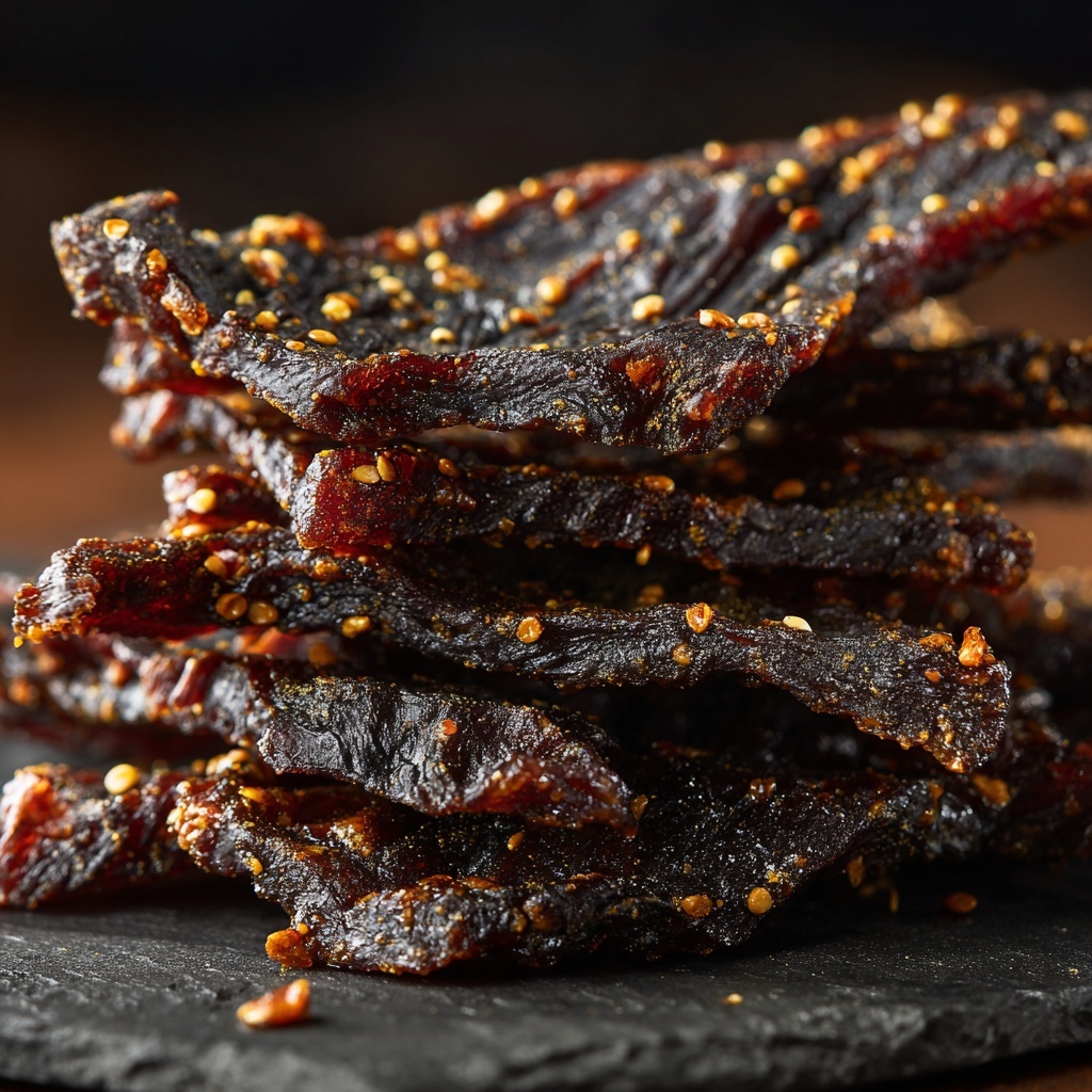 Dr. Pepper Jalapeño Beef Jerky Recipe - Recipe Image