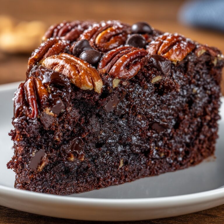 Gooey Chocolate Pecan Cake Recipe