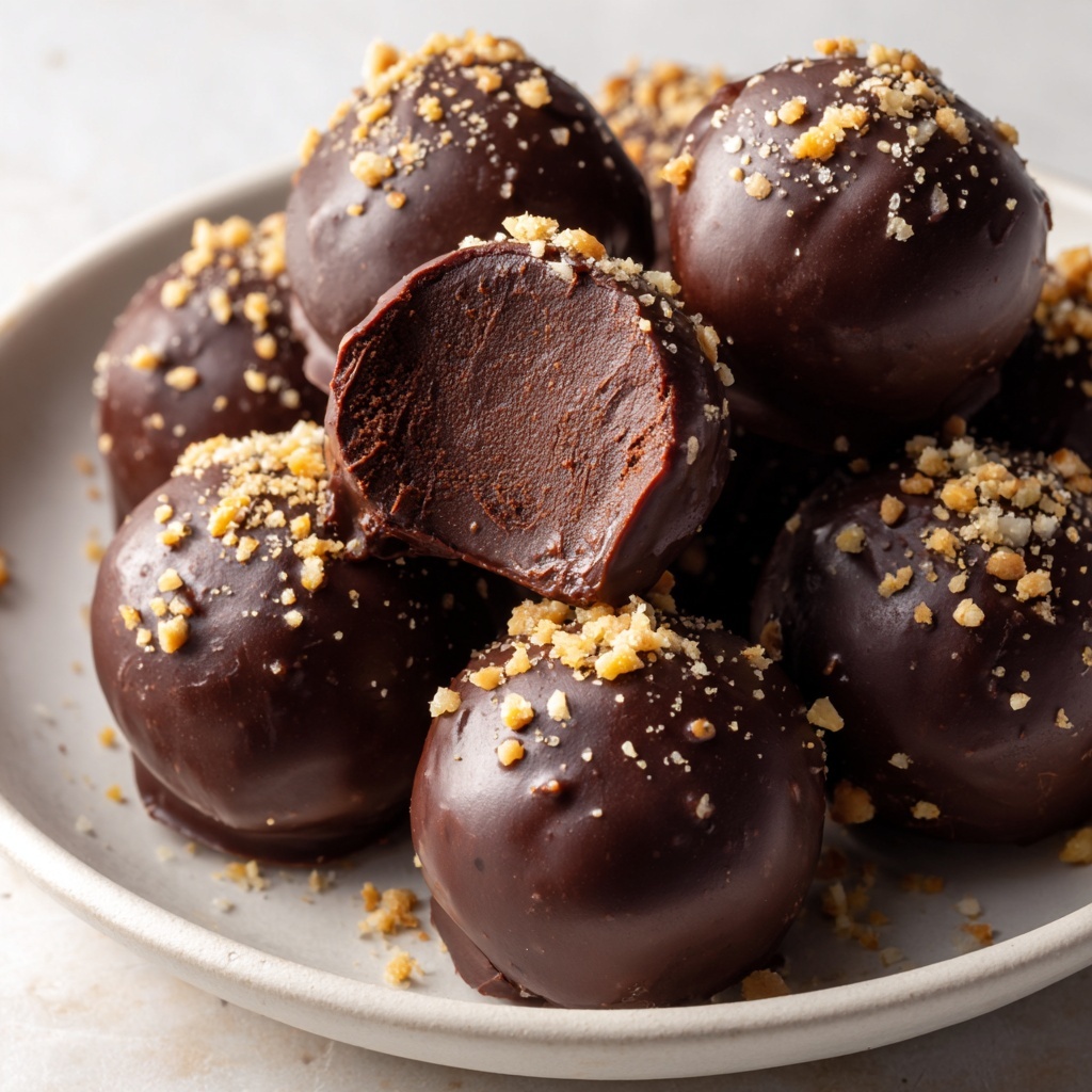 No-Bake Brownie Bites Recipe - Recipe Image