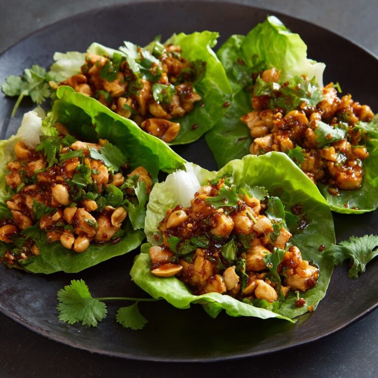 Thai Sweet Chili Chicken Lettuce Wraps Recipe