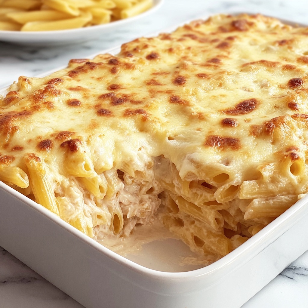 Paula Deen's Amazing Chicken Pasta Casserole Recipe - Recipe Image