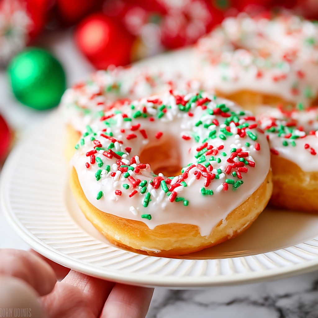 Christmas Doughnuts Recipe - Recipe Image