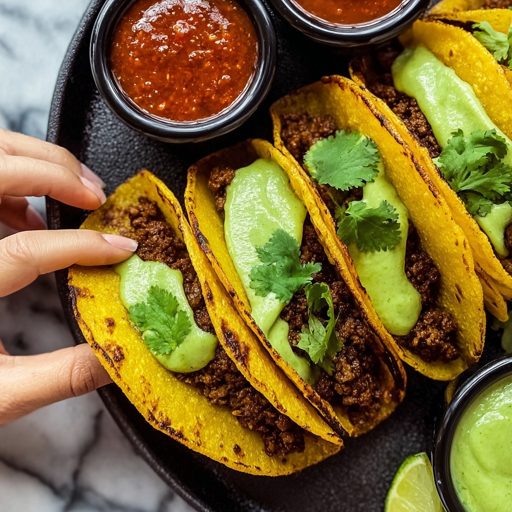 Crispy Ground Beef Tacos Recipe - Recipe Image