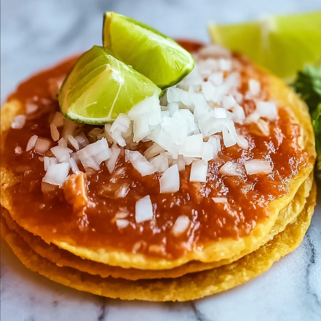 Belizean Garnaches with Zesty Toppings Recipe - Recipe Image