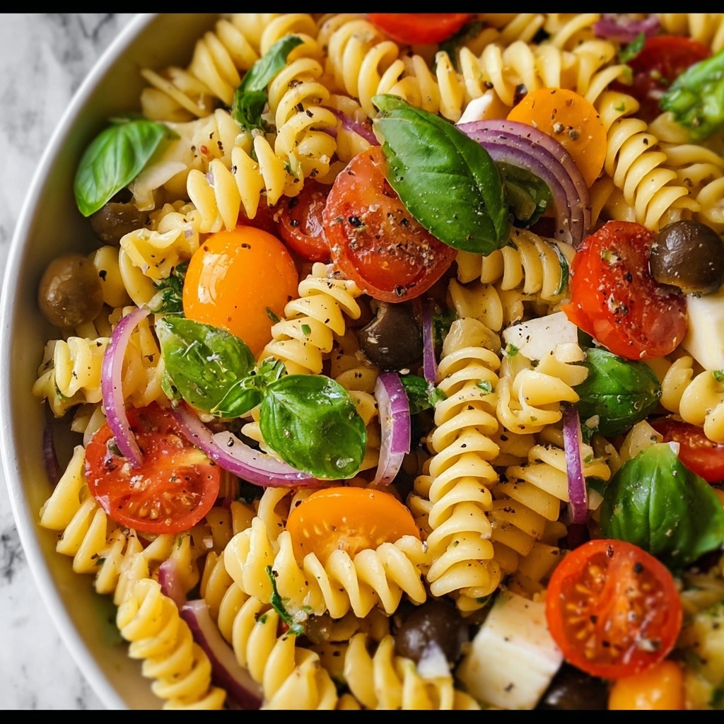 Vibrant Italian Antipasto Pasta Salad Recipe - Recipe Image