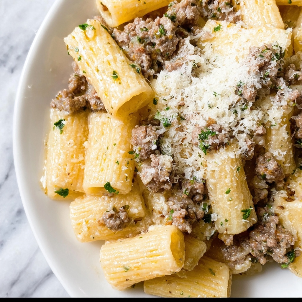 One-Pot Creamy Beef Pasta Recipe - Recipe Image