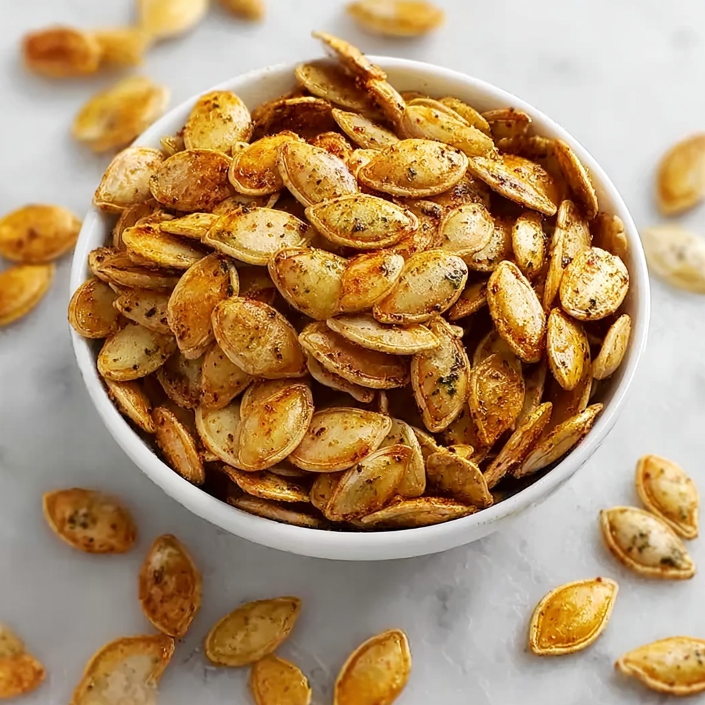 Harissa-Spiced Roasted Pumpkin Seeds Recipe - Recipe Image