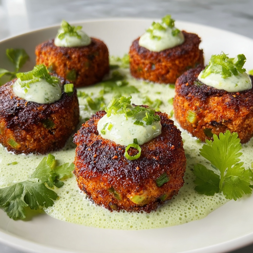 Salmon Balls with Creamy Avocado Sauce Recipe - Recipe Image