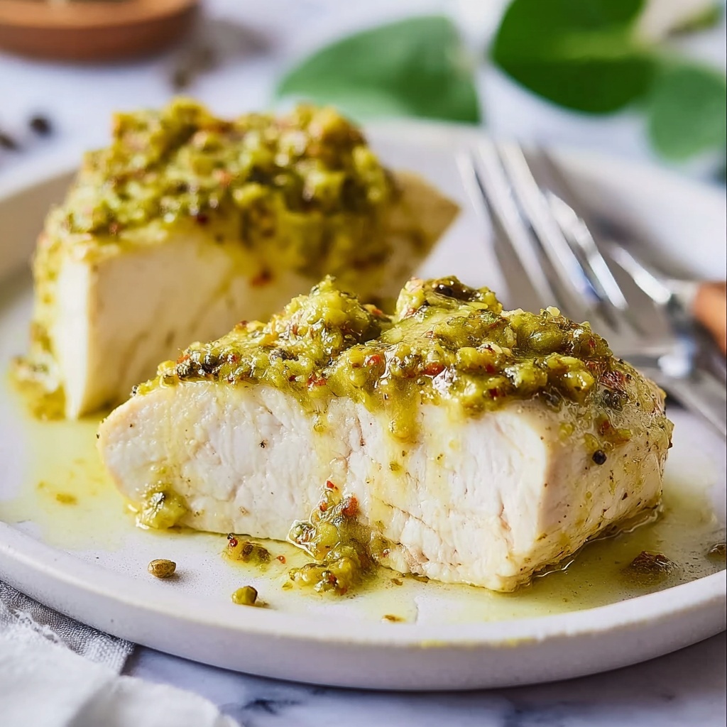 Easy Baked Pesto Chicken Recipe - Recipe Image